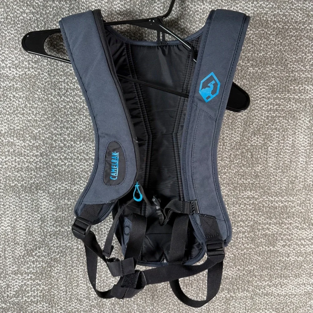 CamelBak Scorpion Hydration Pack Backpack Blue Hiking Biking Outdoor Gear READ